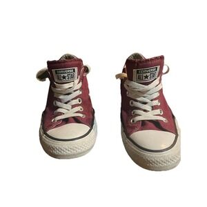 Converse All Star shoes Womens Malden St. Padded Tongue Maroon Burgundy Size 8